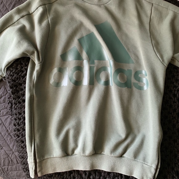 Adidas olive green sweater - Picture 1 of 4